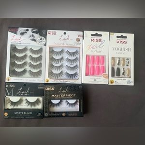 Kiss New  Lashes and Nails